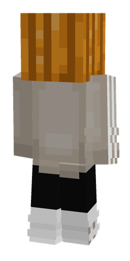 Gray skin: body, back render