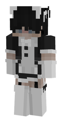Black skin: body, front render