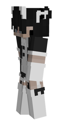 Black skin: body, left side render