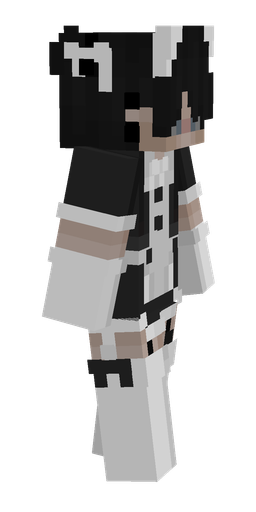 Black skin: body, right side render