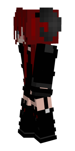 Black skin: body, left side render