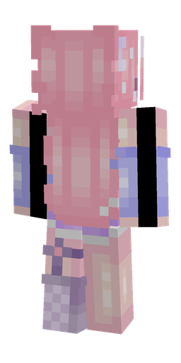 Blue skin: body, back render