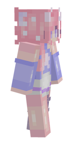 Blue skin: body, right side render