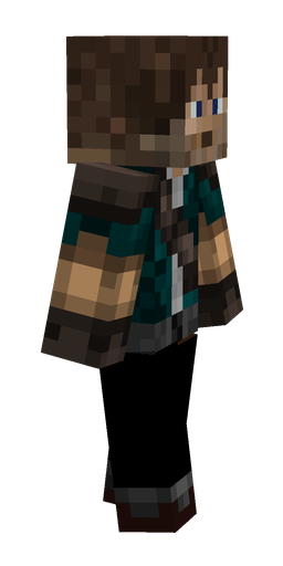 Black skin: body, right side render