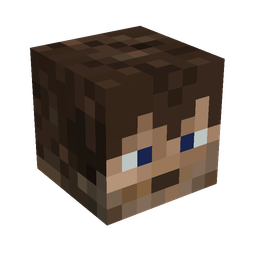 Black skin: head render