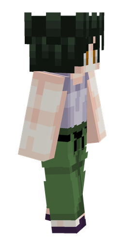 Black skin: body, right side render