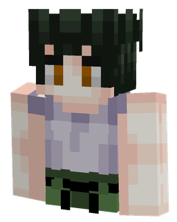 Black skin: bust render