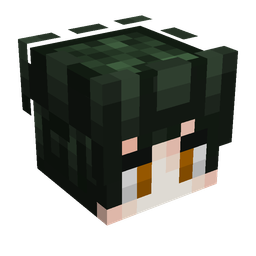 Black skin: head render