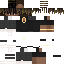 Black skin: raw texture render