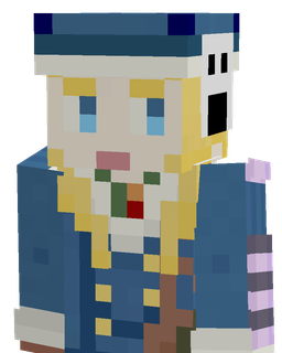 Blue skin: bust render