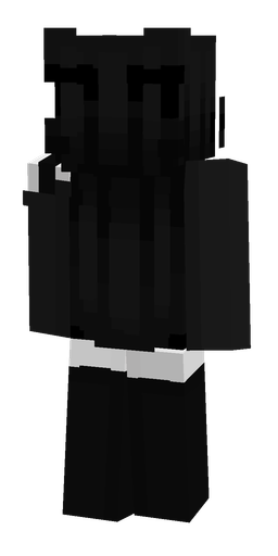 Black skin: body, back render