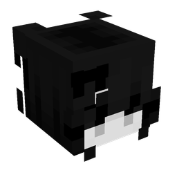 Black skin: head render