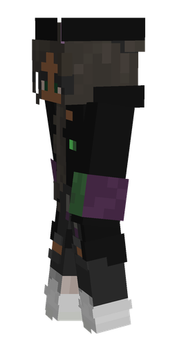 Black skin: body, left side render