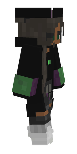 Black skin: body, right side render
