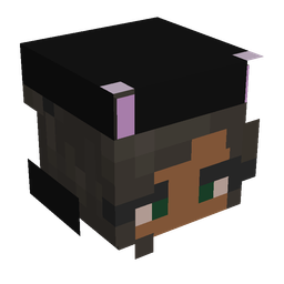 Black skin: head render