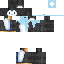 Black skin: raw texture render