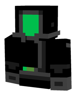 Black skin: bust render