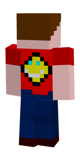 Blue skin: body, back render