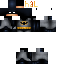 Black skin: raw texture render