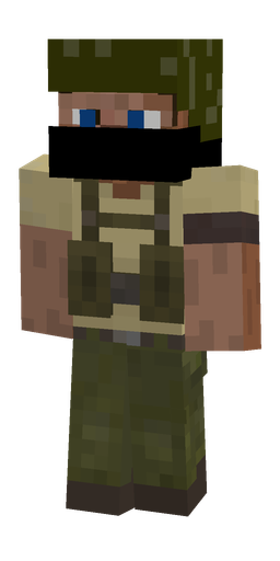 Black skin: body, front render