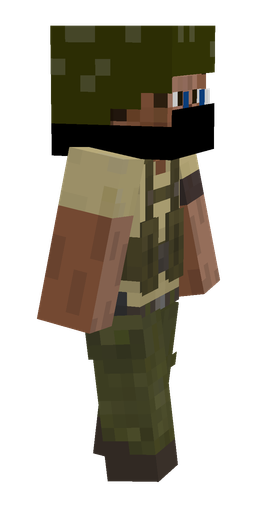 Black skin: body, right side render