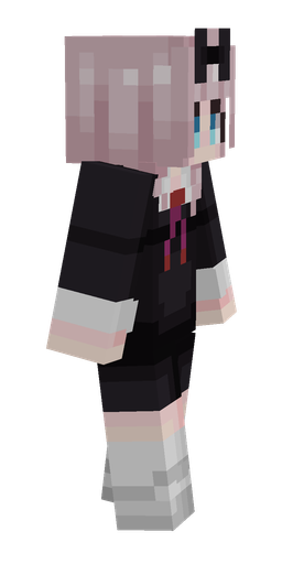 Black skin: body, right side render