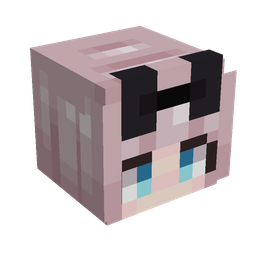 Black skin: head render