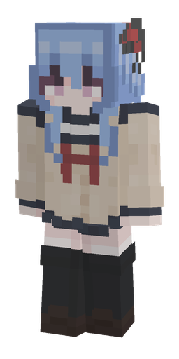 Black skin: body, front render