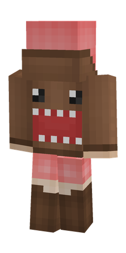 Brown skin: body, back render