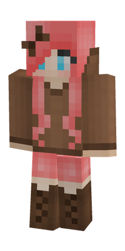 Brown skin: body, front render