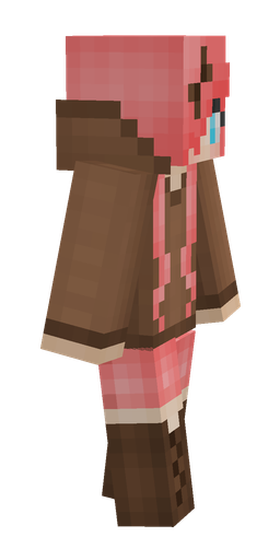 Brown skin: body, right side render