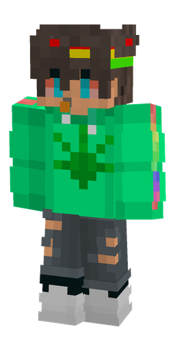 Black skin: body, front render
