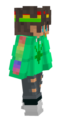 Black skin: body, right side render