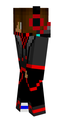 Black skin: body, left side render