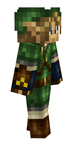 Black skin: body, right side render