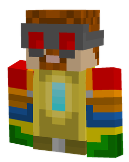 Blue skin: bust render