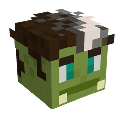 Brown skin: head render
