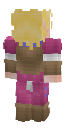 Brown skin: body, back render