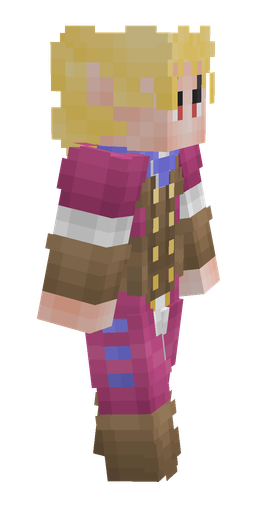 Brown skin: body, right side render
