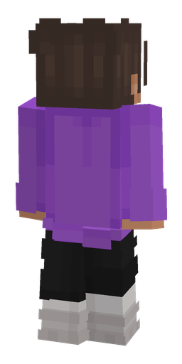 Black skin: body, back render