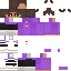 Black skin: raw texture render