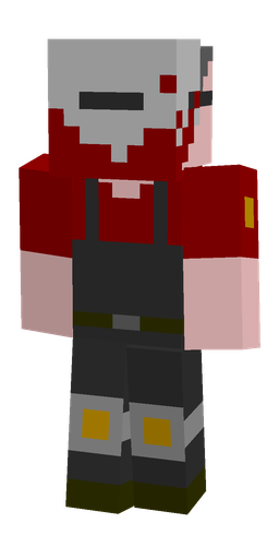 Black skin: body, front render