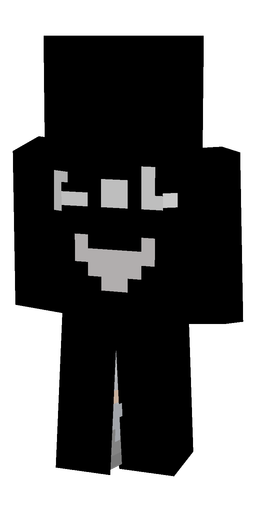 Black skin: body, back render