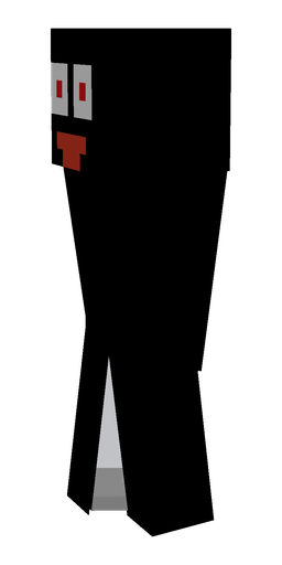 Black skin: body, left side render