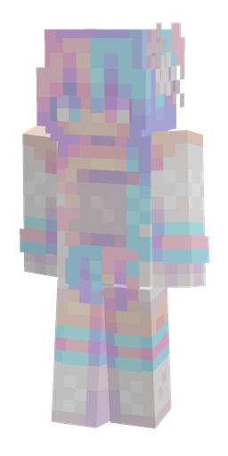 Blue skin: body, front render
