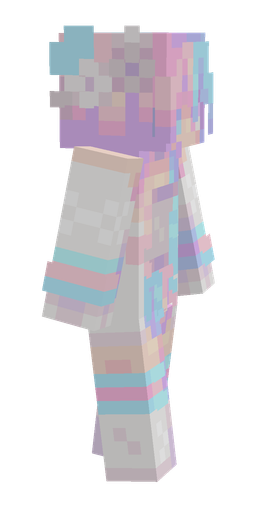 Blue skin: body, right side render