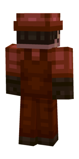 Brown skin: body, back render