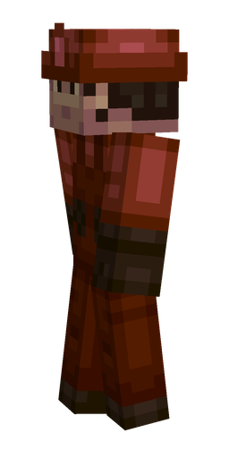 Brown skin: body, left side render