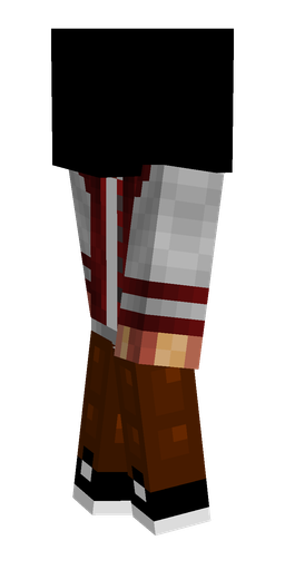 Black skin: body, left side render