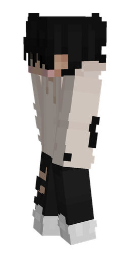 Black skin: body, left side render